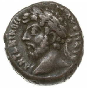 tetradrachma bilonowa 169-170, Aleksandria; Aw: Popiers...