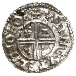 denar typu crux, 991-997, mennica York, mincerz Arncete...