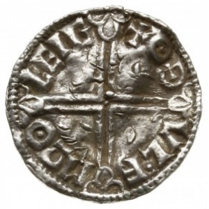 denar typu long cross, 997-1003, mennica Chester, mince...