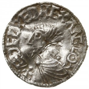denar typu long cross, 997-1003, mennica Londyn, mincer...