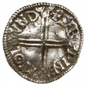 denar typu long cross, 997-1003, mennica Londyn, mincer...