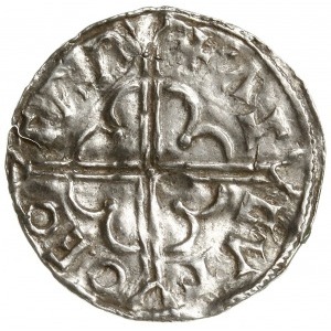 denar typu quatrefoil, 1018-1024, mennica York, mincerz...