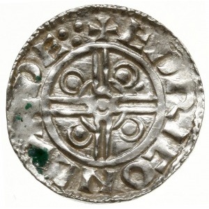 denar typu pointed helmet, 1024-1030, mennica Londyn, m...