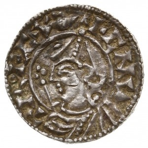 denar typu pointed helmet, 1024-1030, mennica Norwich, ...