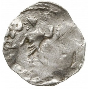 denar, tzw. siegesmünze 1014-1024; Aw: Głowa w prawo, [...