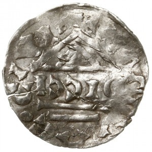 denar 995-1002, Nabburg, mincerz Thih; Aw: Krzyż z kółk...