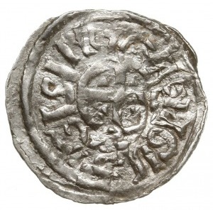 denar 1024-1039, Freisingen; Aw: Popiersie w prawo, CON...