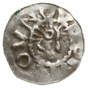 naśladownictwo denara saksońskiego Bernarda I lub II z ...
