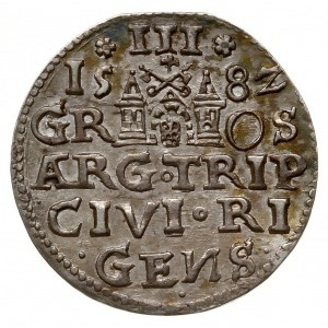 trojak 1582, Ryga; Iger R.82.1.d (R2), Gerbaszewski 3, ...