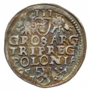 trojak 1595, Wschowa; Iger W.95.1.a (R); dość ładny