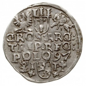 trojak 1597, Wschowa; odmiana z napisem SIG.3...; Iger ...