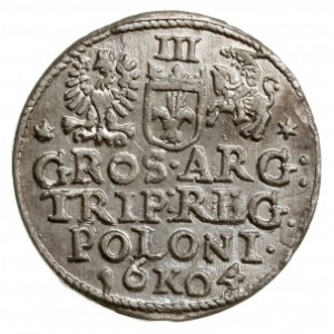 trojak 1604, Kraków; Iger K.04.1.a (R1); pięknie zachow...