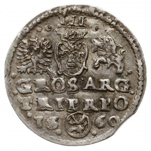 trojak 1606, Kraków; moneta z pomyłkową datą 1660; Iger...