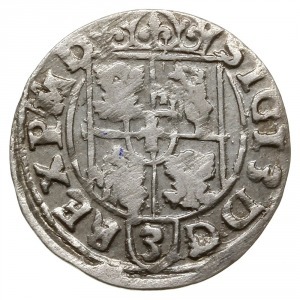 półtorak 1617, Bydgoszcz; z herbem Sas w kole, bardzo c...