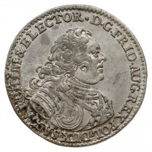 grosz wikariacki 1740, Drezno; Kahnt 633, Merseb. 1694;...
