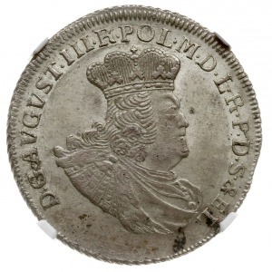 30 groszy (złotówka) 1763 REŒ, Gdańsk; CNG 425, Kahnt 7...