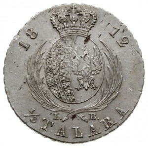dwuzłotówka 1812 IB, Warszawa; Plage 111, H-Cz. 3471, K...