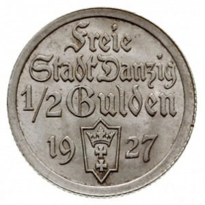 1/2 guldena 1927, Berlin, Koga; CNG 514.II, Jaeger D.6,...