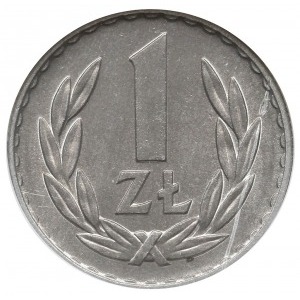 1 złoty 1968, Warszawa; Parchimowicz 213e; moneta w pud...