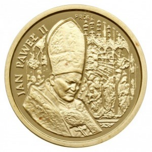 zestaw monet z Janem Pawłem II - 200.000, 100.000 i 50....