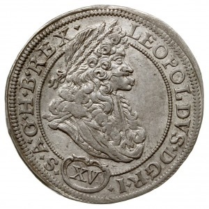 15 krajcarów 1683 MMW, Wrocław; F.u.S. 591, E.-M. - nie...