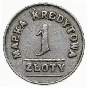 Gdynia, Spółdzielnia Marynarki Wojennej; 1 złoty; I emi...