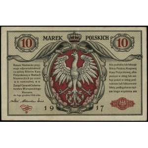 10 marek polskich 9.12.1916; Generał, Biletów, seria A,...