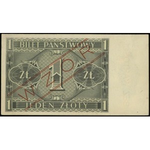 1 złoty 1.10.1938, seria H, numeracja 1234567 / 8900000...