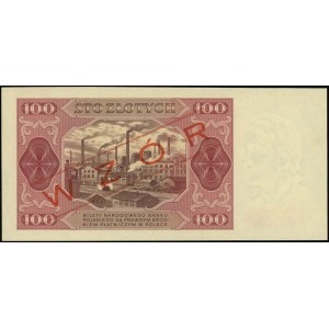 100 złotych 1.07.1948; seria FE, numeracja 0000003, po ...