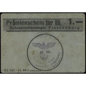 Konzentrationslager Flossenbürg; bon na 1 markę; Campbe...