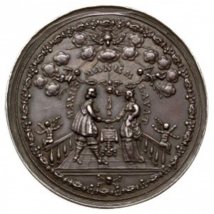 medal zaślubinowy autorstwa Sebastiana Dadlera, ok. 162...