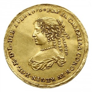 medal z okazji koronacji Marii Kazimiery w 1676 r; Aw: ...