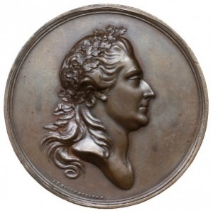 medal z 1777 roku autorstwa Jana Filipa Holzhaeussera, ...