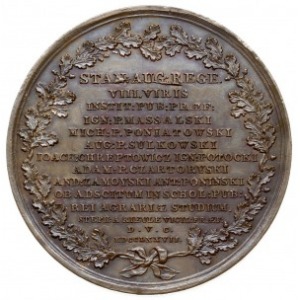 medal z 1777 roku autorstwa Jana Filipa Holzhaeussera, ...
