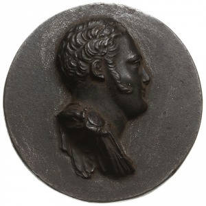 medal autorstwa Chartrona z 1820 r.; Aw: Popiersie Alek...