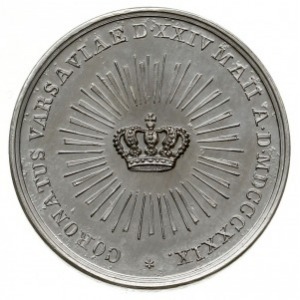 medal autorstwa Majnerta z 1829 r, wybity z okazji koro...