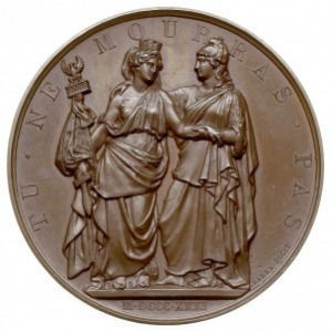 medal autorstwa Barre’a po 1831 roku, wybity nakładem K...