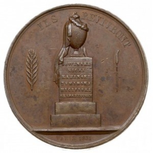 medal autorstwa Jeana Rouveta wybity przez Polski Komit...