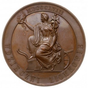 medal autorstwa C. Radnitzkiego wybity 1858 r., poświęc...