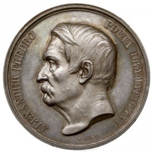 medal autorstwa Alberta Barre’a wybity w 1864 r., poświ...