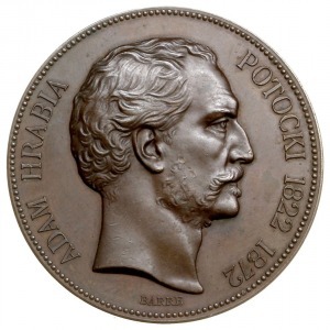 medal autorstwa Alberta Barre’a wybity w 1872 r. z okaz...