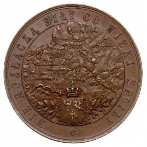 medal nieznanego autora z 1886 r. wybity dla upamiętnie...