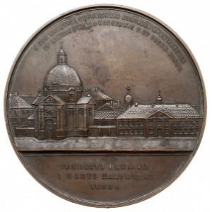 medal nieznanego autora z 1888 r. wybity na 200. roczni...