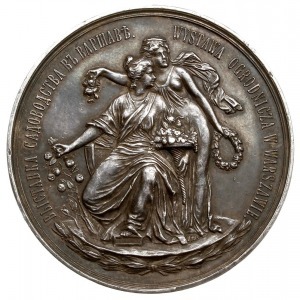 medal autorstwa L. Steinmana wybity przez Towarzystwo O...