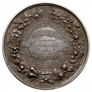 medal autorstwa L. Steinmana wybity przez Towarzystwo O...