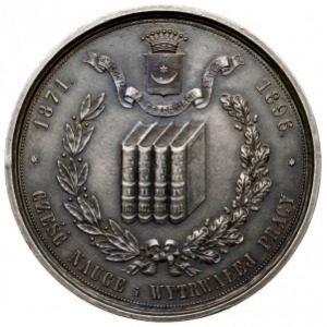 medal autorstwa K. Bartoszewicza z 1896 r. wybity w zak...