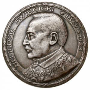 medal autorstwa Jana Wysockiego z 1923 r., wybity dla u...