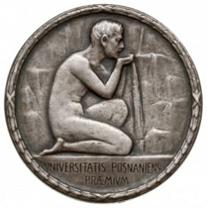 medal autorstwa Jana Wysockiego z 1923 r., wybity dla u...