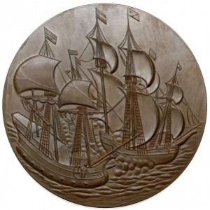 medal autorstwa Stefana Ślezaka z 1927 r. wybity na 300...