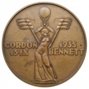 medal autorstwa Stanisława Repety z 1935 r. wybity z ok...